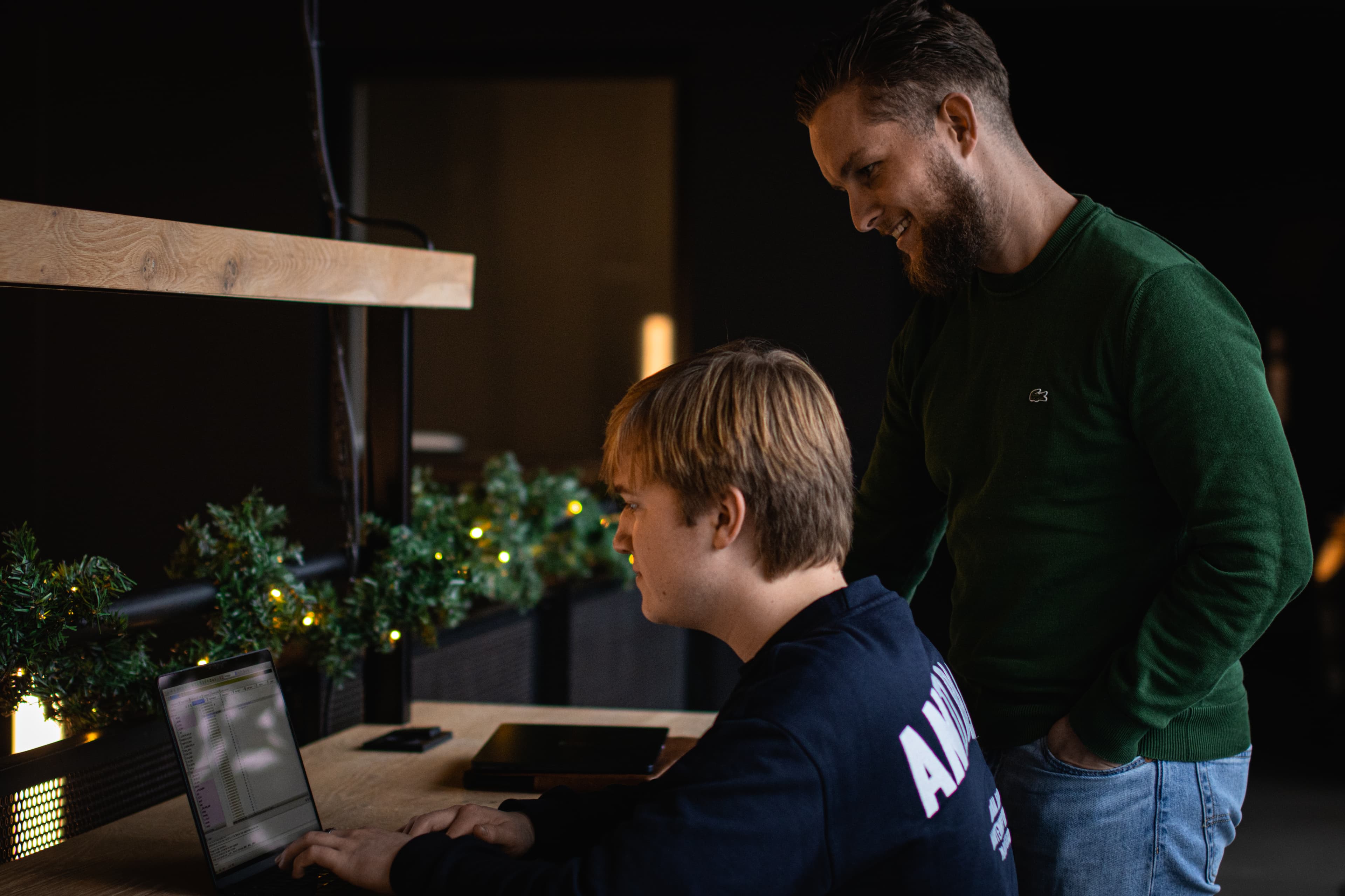 The Tozetta team at work in the office