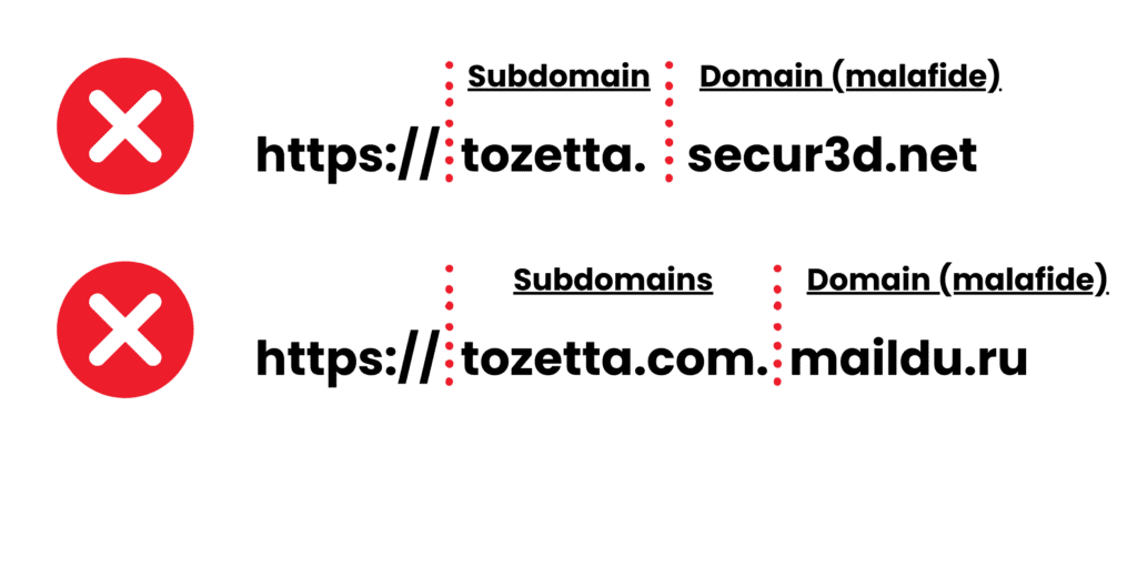 herken malafide subdomeinen