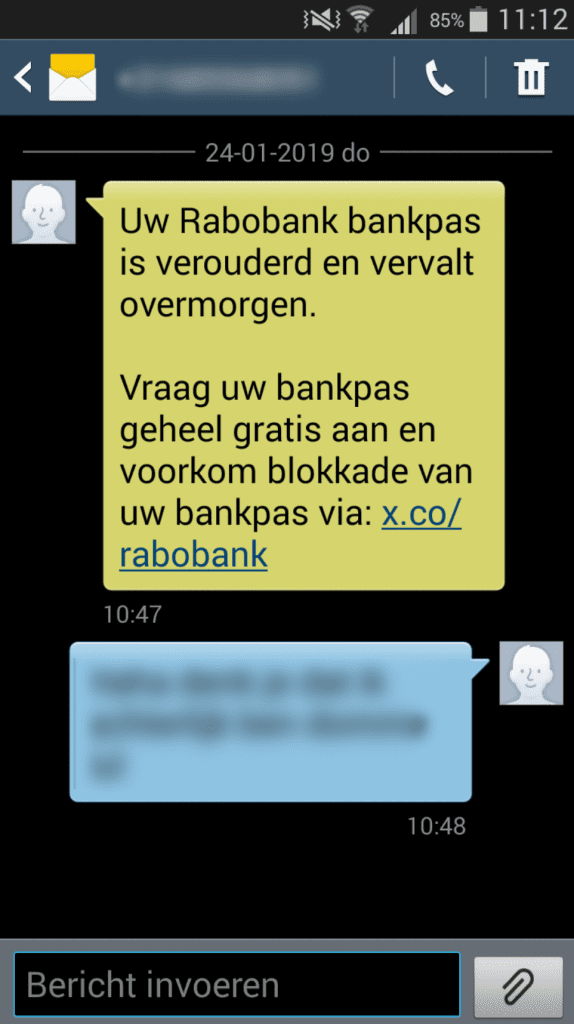 SMS Phishing