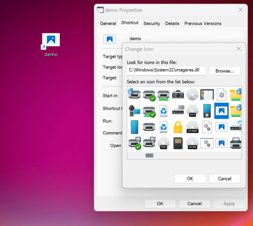 Demo malware icon